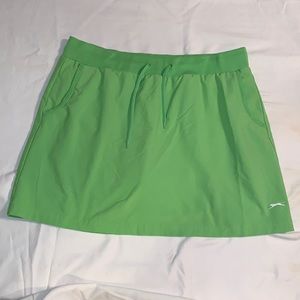 slazenger skort green